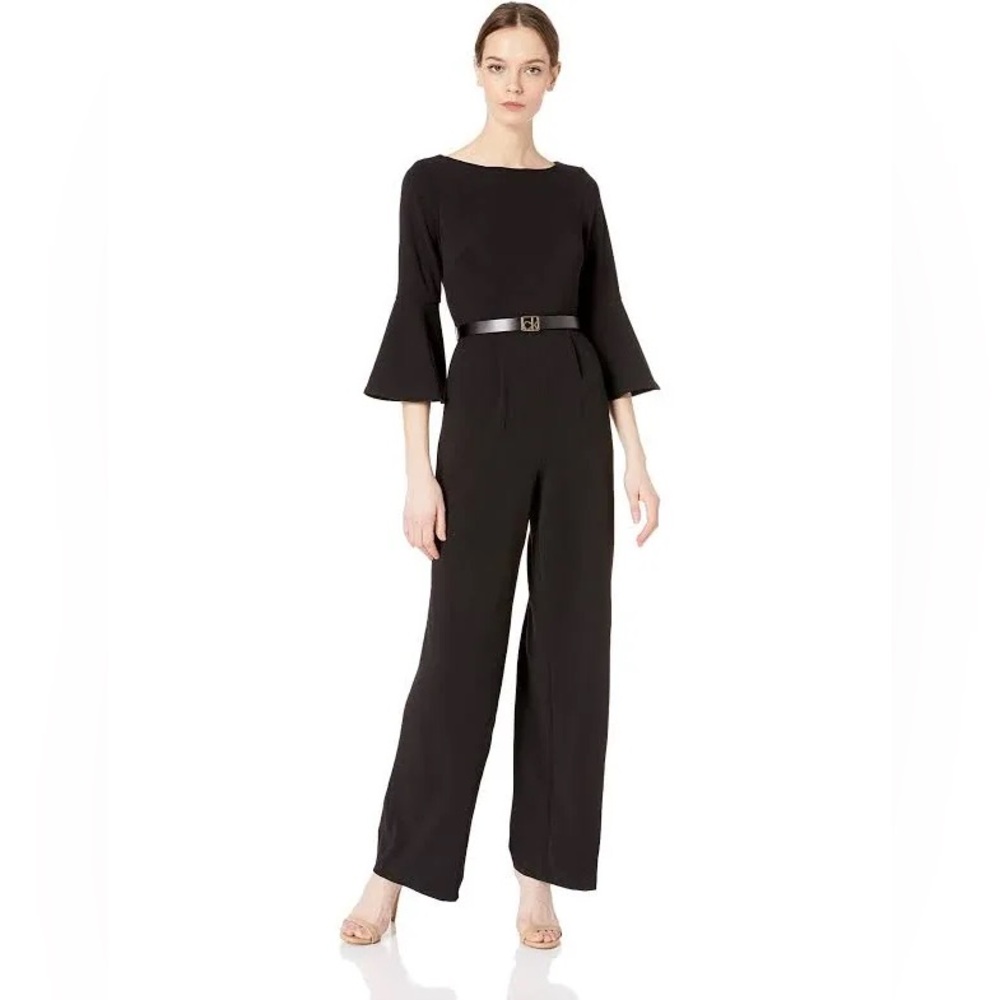 Calvin Klein Elegant Black Jumpsuit (No Belt)